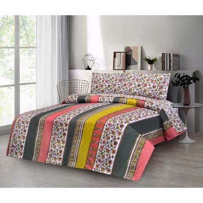 3 PCs Bed Sheet - BR0049