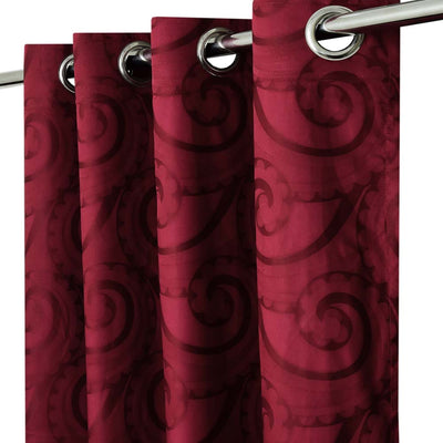 2 PCs Sateen Curtain - CN0004