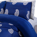 6 PCs Comforter Set Nova Queen - Cotton Sateen